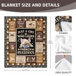 Cozy French Bulldog Blanket for Dog Lovers