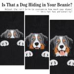 Bernese Mountain Dog Knitted Beanie Hat