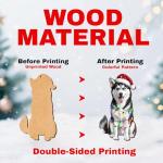 Siberian Husky Wooden Ornament for Dog Lovers