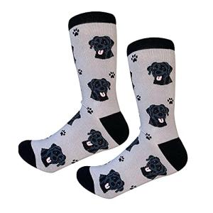 Black Labrador Socks for Dog Lovers by E&S Pets