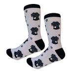 Black Labrador Socks for Dog Lovers by E&S Pets