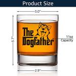 Husky Dog Themed Whiskey Glass for Dog Lovers