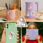 100 Waterproof Basset Hound Stickers Pack
