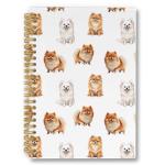 Pomeranian Lover’s Spiral Notebook for Dog Moms