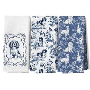 Cavalier King Charles Spaniel Dish Towels Set