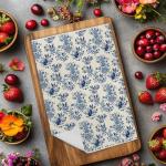 Chinoiserie Boston Terrier Kitchen Towels Set