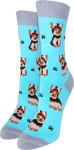 Cozy Women's Yorkie Rescue Dog Socks