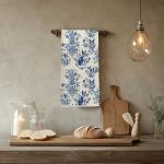 Chinoiserie Boston Terrier Kitchen Towels Set