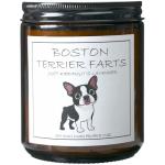 Boston Terrier Lavender Scented Candle Gift