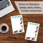 Basset Hound To-Do List Notepad for Dog Moms