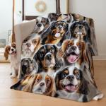 Cavalier King Charles Cozy Dog Blanket, 50"x60
