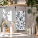 Chinoiserie Boston Terrier Kitchen Towels Set