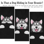 Siberian Husky Beanie Hat for Dog Lovers
