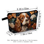 Cavalier King Charles Spaniel Travel Cosmetic Bag