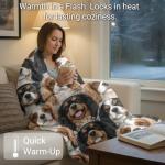 Cavalier King Charles Cozy Dog Blanket, 50"x60