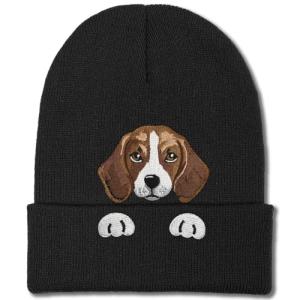 Embroidered Beagle Beanie Hat for Dog Lovers
