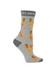 Golden Retriever Crew Socks for Dog Lovers