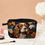 Cavalier King Charles Spaniel Travel Cosmetic Bag