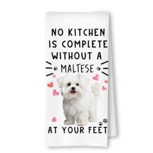 Maltese Dish Towel - Perfect Gift for Dog Lovers