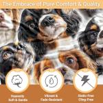 Cavalier King Charles Cozy Dog Blanket, 50"x60