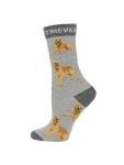 Golden Retriever Crew Socks for Dog Lovers