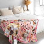 Beagle Print Throw Blanket for Dog Lovers