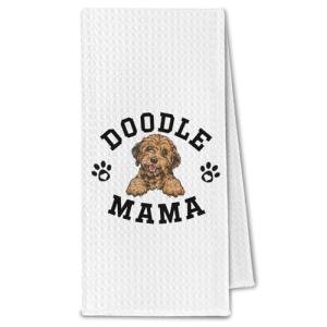 Golden Doodle Kitchen Towels for Dog Moms