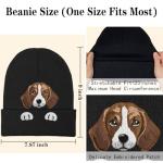 Embroidered Beagle Beanie Hat for Dog Lovers