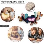 Stained Glass Golden Retriever Dog Jigsaw Puzzle