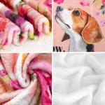 Beagle Print Throw Blanket for Dog Lovers