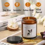 Boston Terrier Lavender Scented Candle Gift