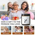 Boston Terrier Lavender Scented Candle Gift