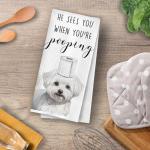 Funny Maltese Hand Towels for Dog Lovers