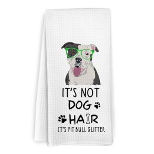 Funny Pitbull Kitchen Towels for Dog Lovers