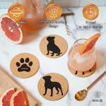 Pitbull Lover Drink Coasters - Set of 4