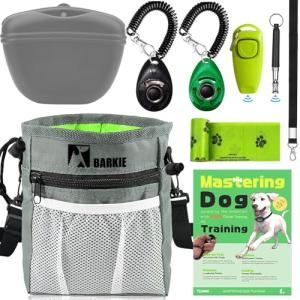 Dog Training Kit with Treat Bag and Clickers