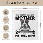 Cozy Pit Bull Blanket for Dog Lovers