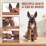 German Shepherd Building Set with Movable Parts