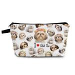 Cute Shih Tzu Makeup Bag for Dog Lovers