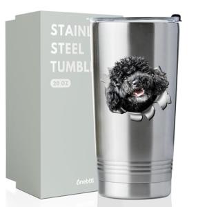 Poodle Lover's Insulated Tumbler with Straw