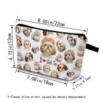 Cute Shih Tzu Makeup Bag for Dog Lovers