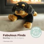 Rottweiler Plush Toy for Dog Lovers