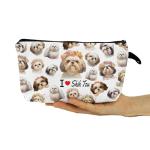 Cute Shih Tzu Makeup Bag for Dog Lovers