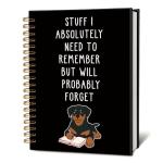 Rottweiler Lovers Spiral Notebook Journal