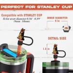 German Shepherd Straw Topper for Cups and Decor