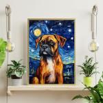 Glow in the Dark Boxer Dog Jigsaw Puzzle