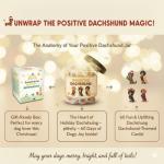 Dachshund Affirmation Jar with 60 Cards