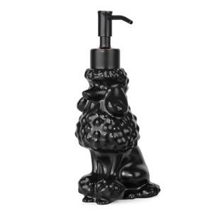 Poodle-Shaped Ceramic Pump Dispenser for Dog Lovers