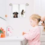 Cute Rottweiler Hand Towels Set for Dog Lovers