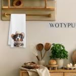 Australian Shepherd Kitchen Towels - Cowboy Dog Gift